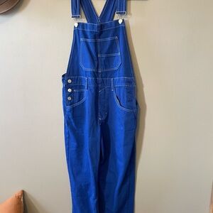 We The Free Cobalt Blue Overalls Size XS